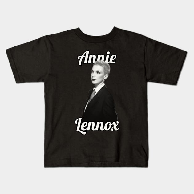 Annie Lennox / 1954 Kids T-Shirt by glengskoset